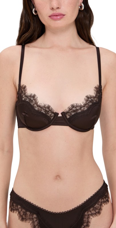 Kat the Label Sorrento Underwire Bra Espresso
