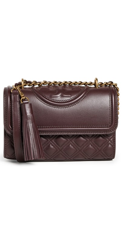 Tory Burch Fleming Small Convertible Shoulder Bag Albarossa