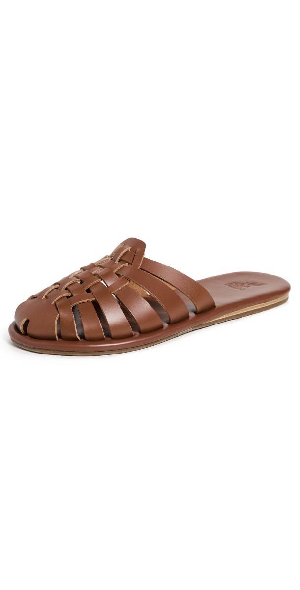 Ancient Greek Sandals Matina Fisherman Slides All Cotto