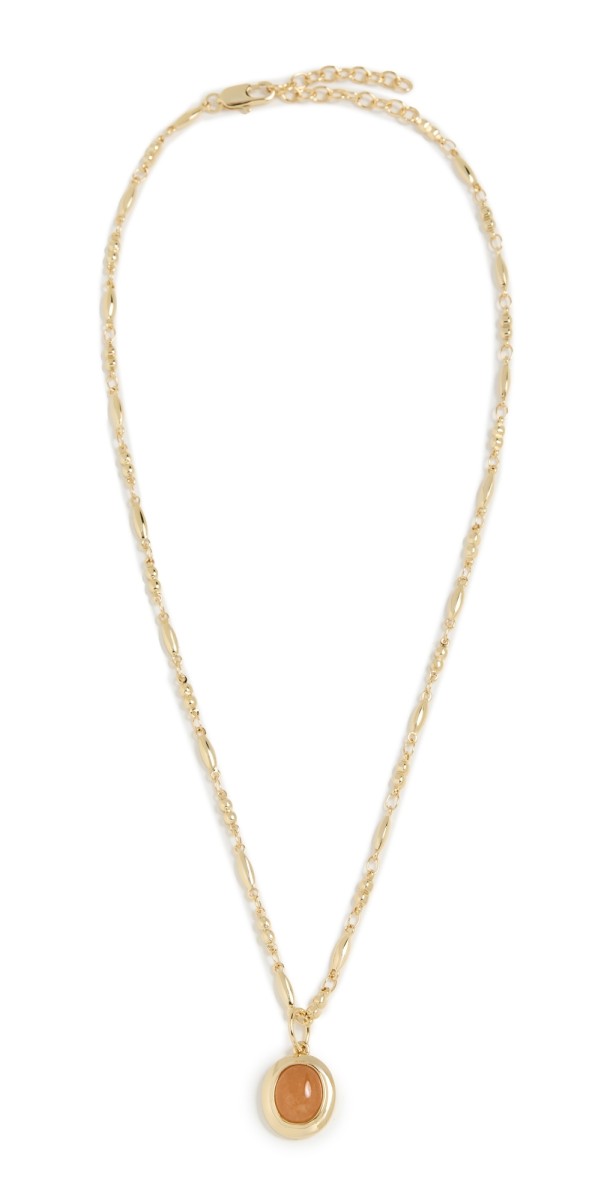 Luv Aj Sunset Stone Necklace Gold