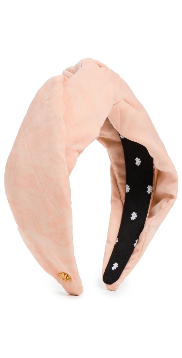 Lele Sadoughi Greta Ombre Silk Headband Blush