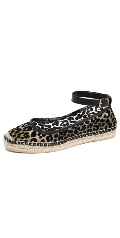 Free People Mason Ballet Espadrilles Leopard