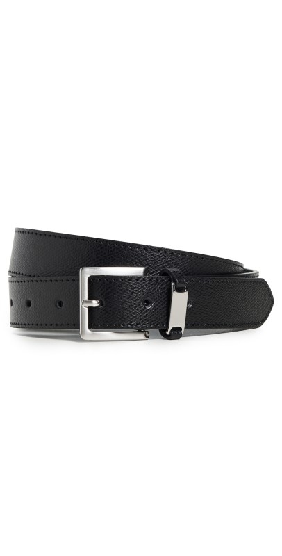 FRAME The Square Buckle Belt Black