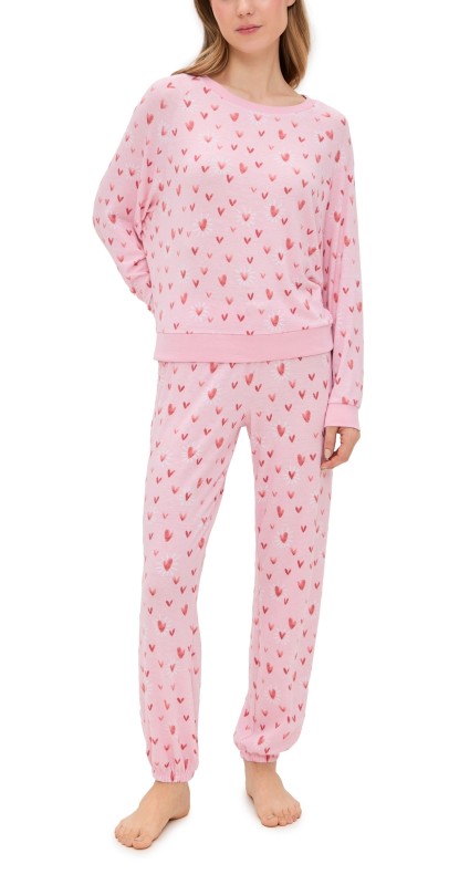 Honeydew Intimates Star Seeker Lounge Set Amour Hearts