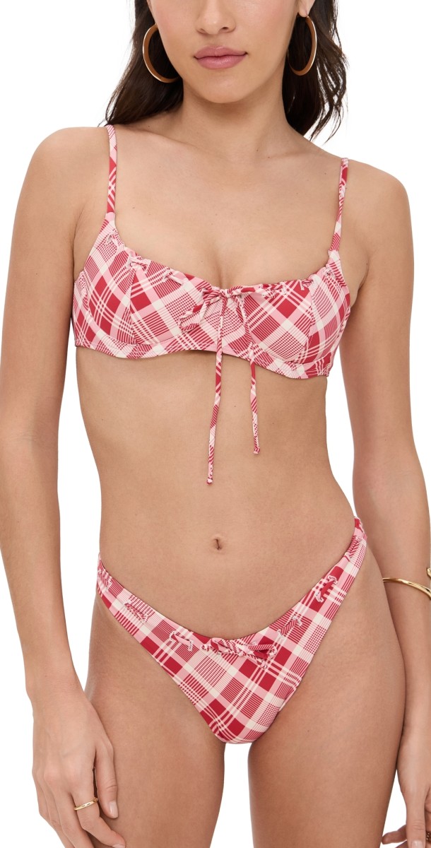 Frankies Bikinis Frankies Bikinis x Bella Hadid Cola Top Lover's Lane