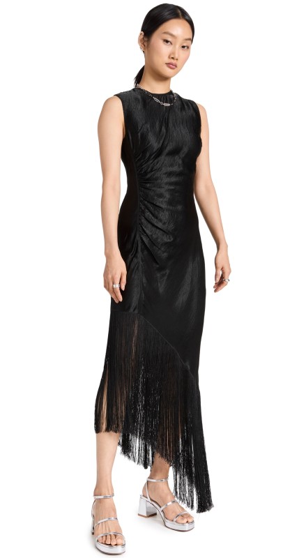 Anna October Andra Maxi Dress Black