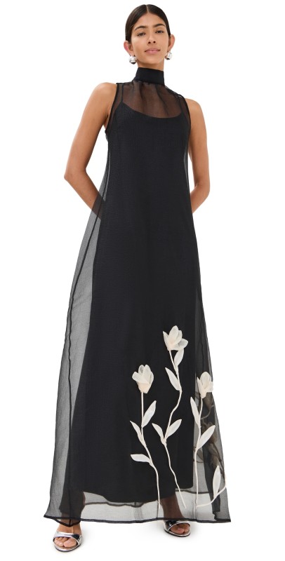 STAUD Albee Dress Black