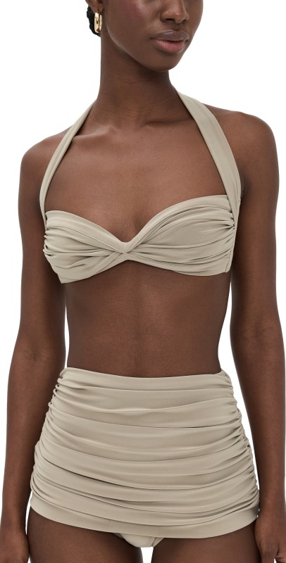 Norma Kamali Bill Bra Bikini Top Elm