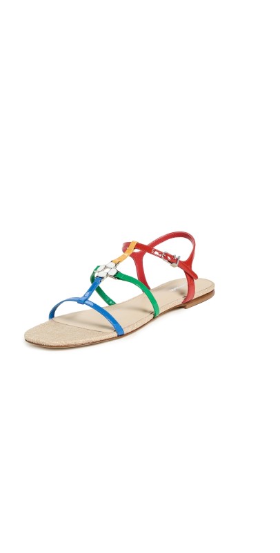 Larroudé Hana Flats Azure