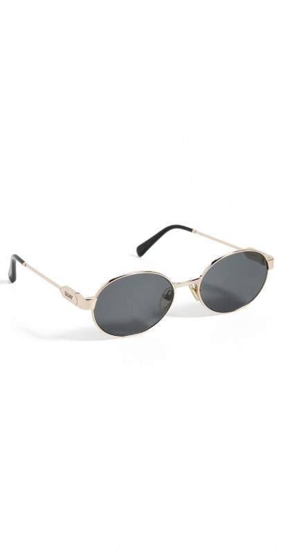 Quay Anyways Sunglasses Gold/Smok