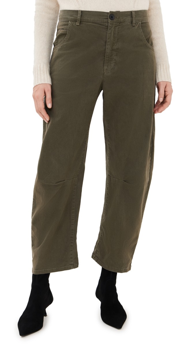 Nili Lotan Emerson Twill Pants Loden