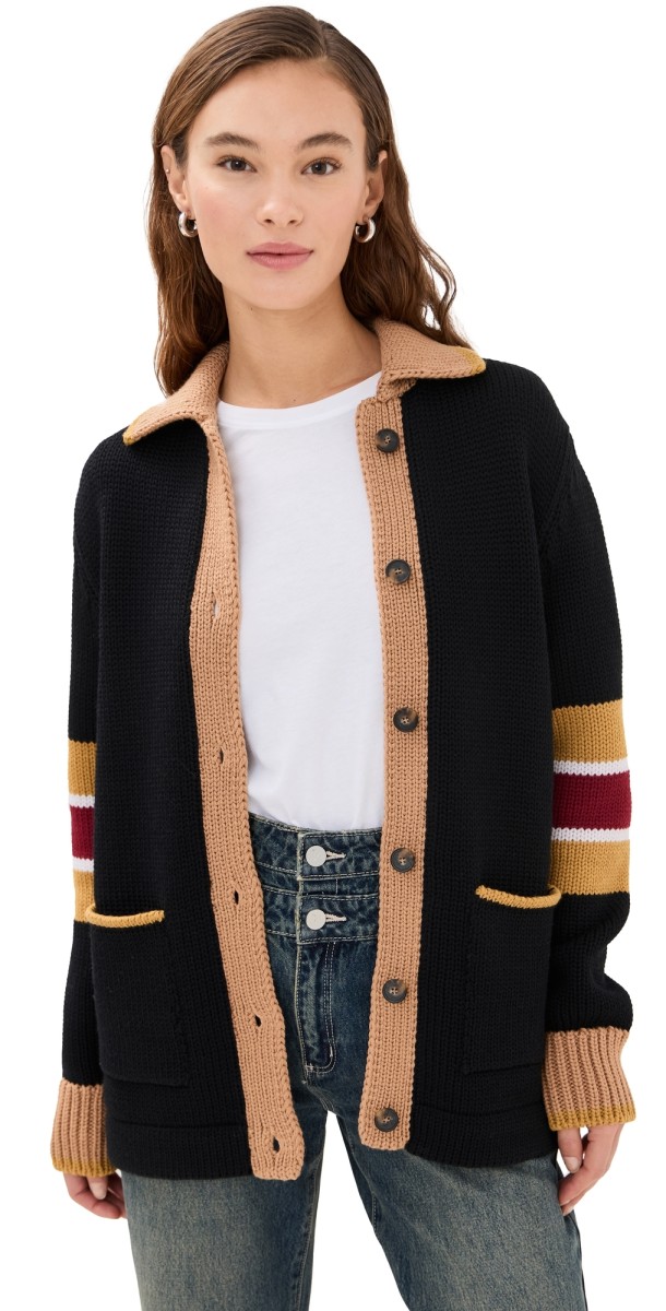La DoubleJ No Fuss Cardigan Black
