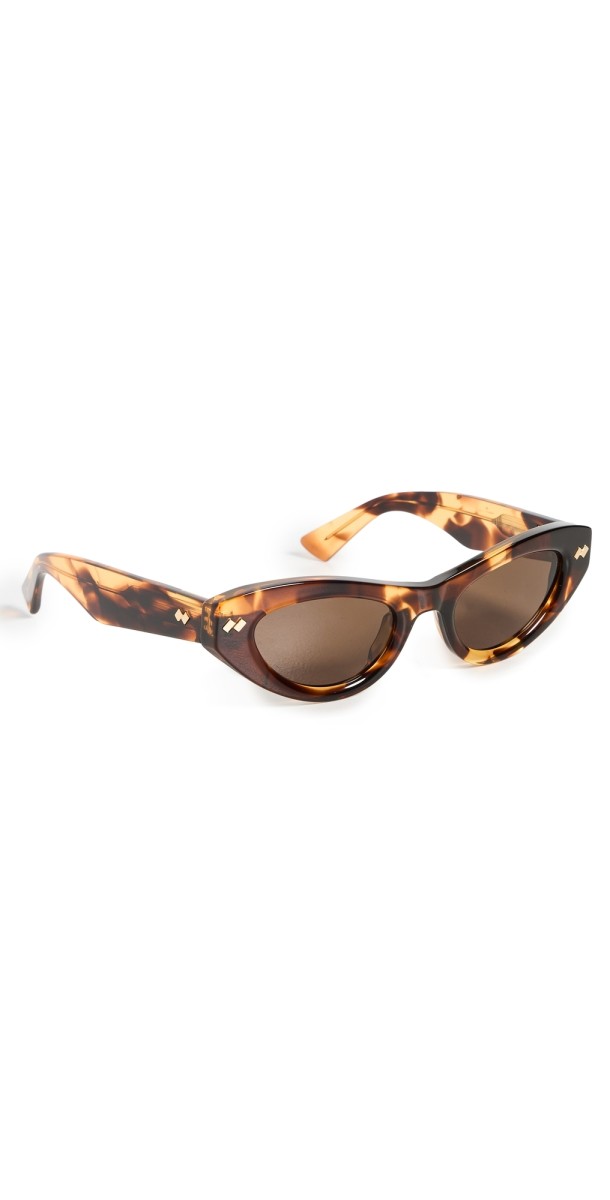 Bottega Veneta BV1350S Sunglasses Havana-Havana-Brow