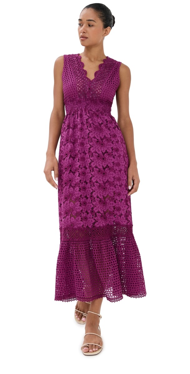 Temptation Positano Belice Dress Aubergine