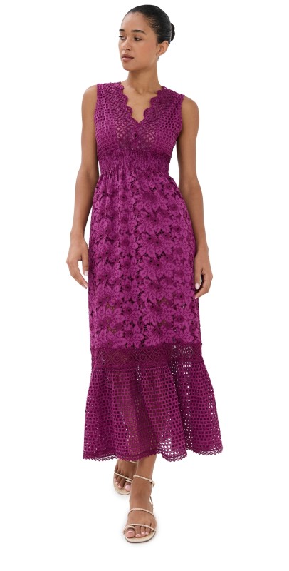Temptation Positano Belice Dress Aubergine