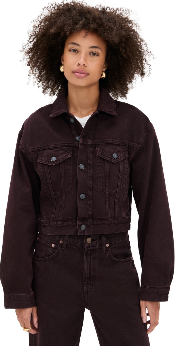 AGOLDE Radley Jacket Sloe Berry