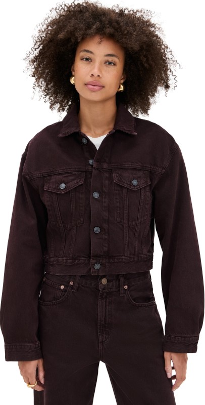 AGOLDE Radley Jacket Sloe Berry