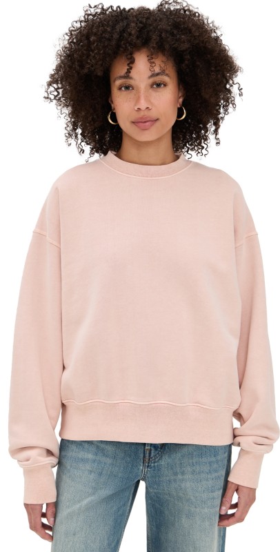 SLVRLAKE Cinch Crew Sweatshirt Desert Rose