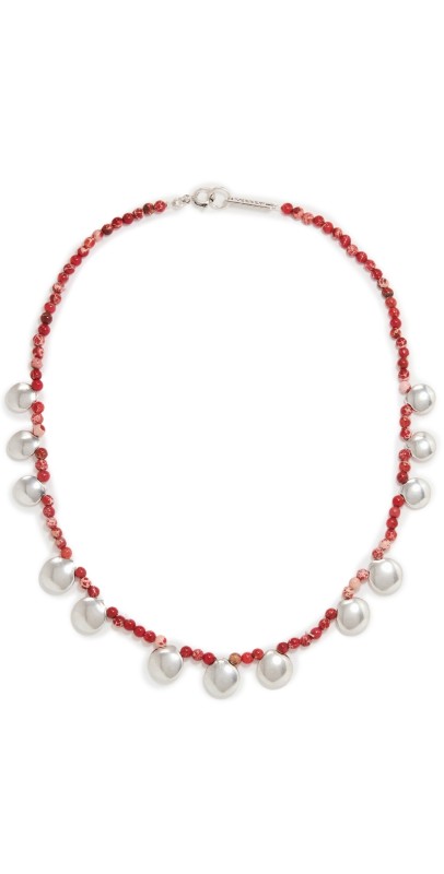 Isabel Marant Short Necklace Rio Red/Silver