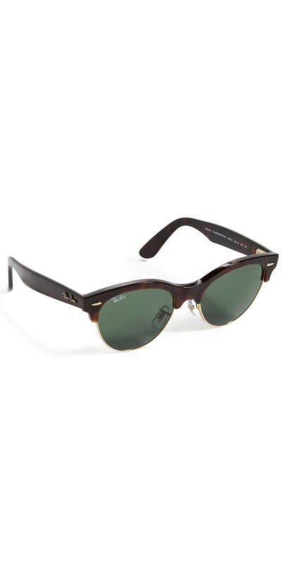 Ray-Ban Clubmaster Way Sunglasses Red Havana On Gold