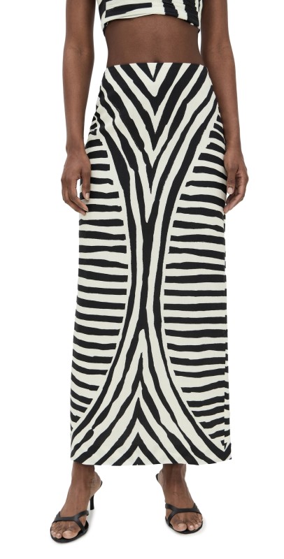 Cala de la Cruz Bruna Skirt Zebrabw