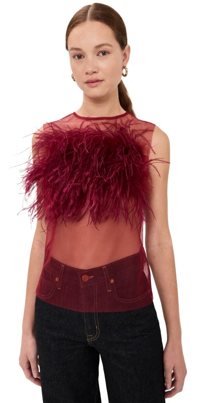 o. p.t Cali Top Burgundy