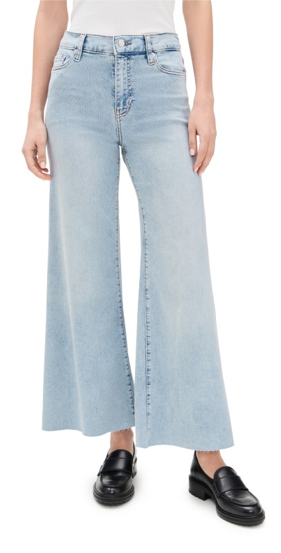 FRAME Le Palazzo Crop Jeans Tribute Raw After