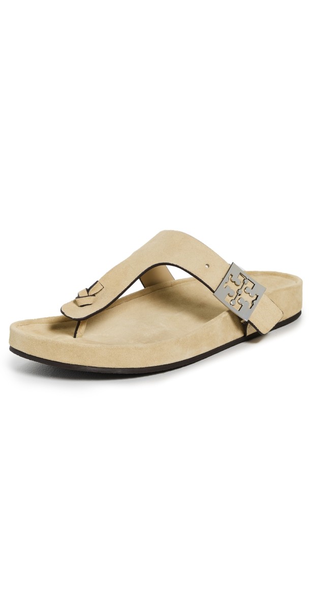 Tory Burch Mellow Thong Sandals Praline