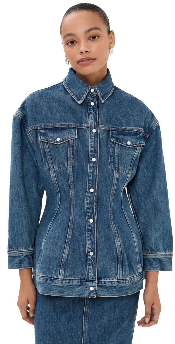 WARDROBE. NYC Denim Contour Jacket Indigo