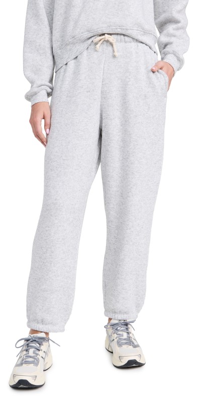 American Vintage Evona Sweats Gris Clair Chine