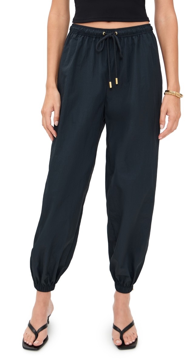 L'AGENCE Mariko Joggers with Zipper Black