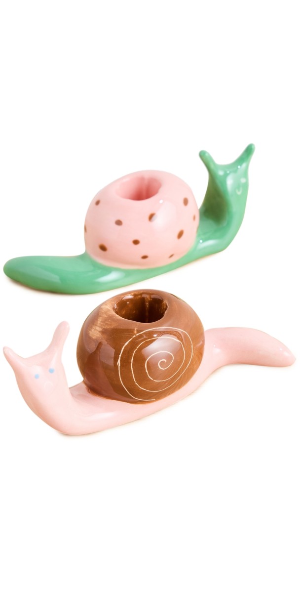 Laetitia Rouget The Hard Shell Set of 2 Candleholders Mult