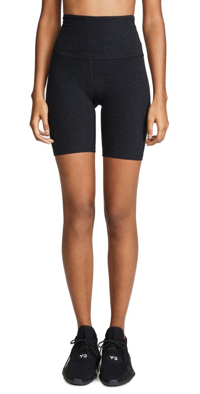 Beyond Yoga Space Dye Bike Shorts Darkest Night