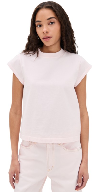 AGOLDE Bryce Cap Sleeve Tee Cosmos