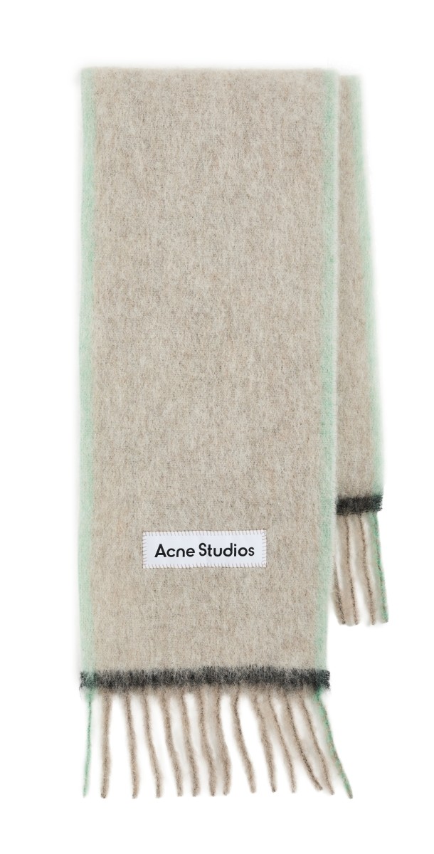 Acne Studios Vally Solid Scarf Beige/Grey