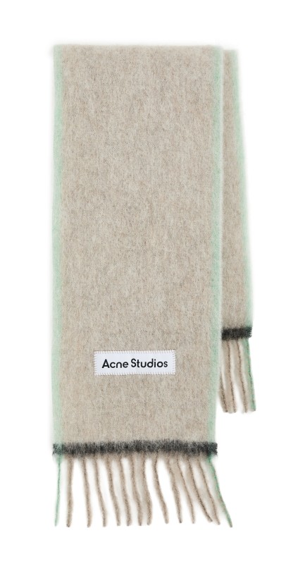 Acne Studios Vally Solid Scarf Beige/Grey