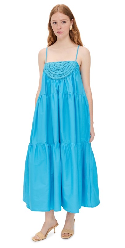 Elexiay Etim Dress Turquoise