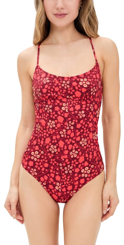 Ulla Johnson Positano Maillot Coral