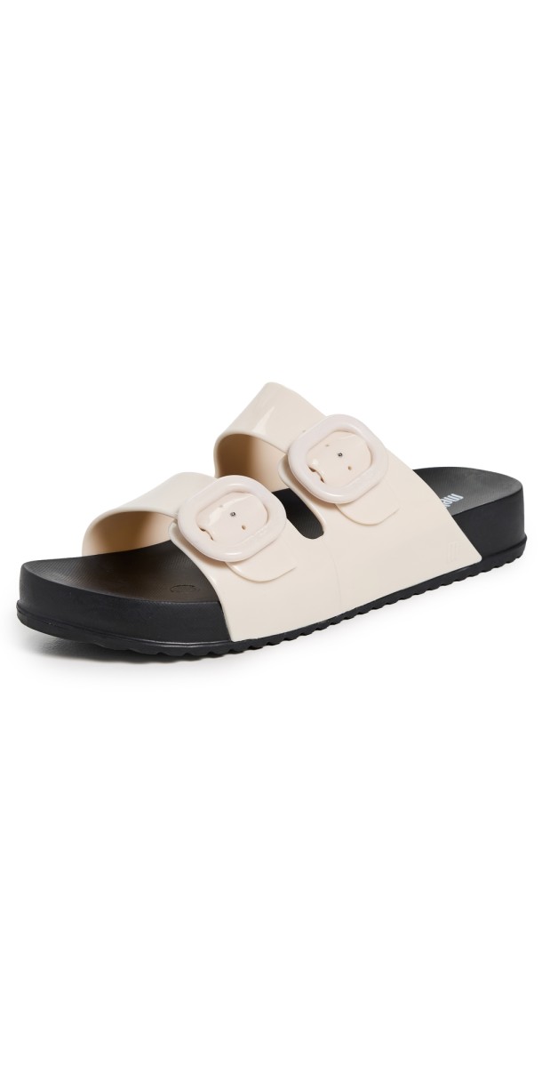 Melissa Melissa Cozy Jelly Slides Black/Beige
