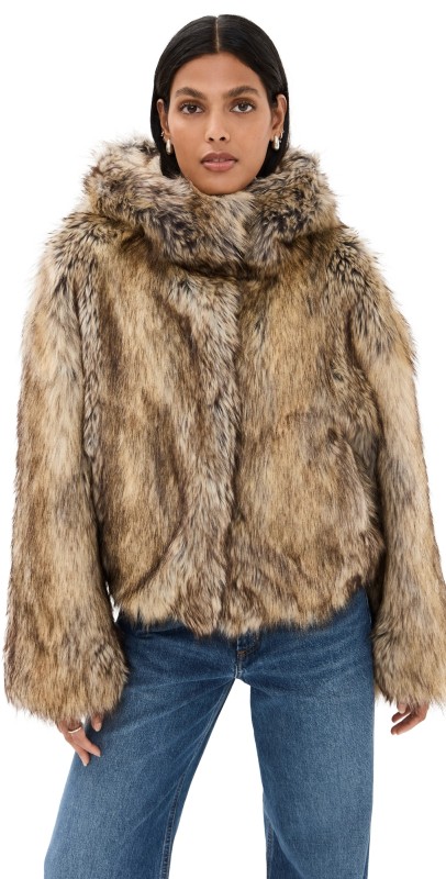 A. L.C. Lex Jacket Brown Coyote