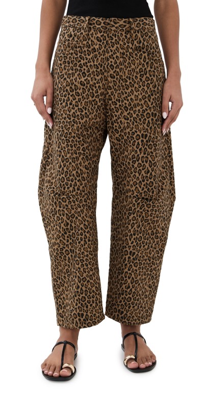 Nili Lotan Shon Pants Leopard Print