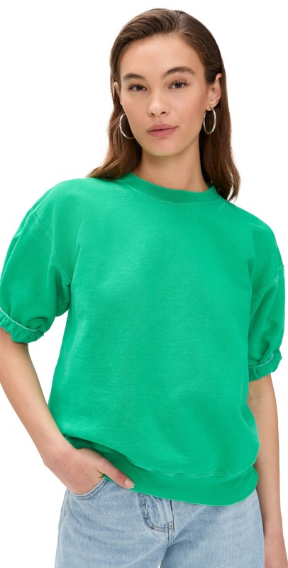 Rachel Comey Stanza Sweatshirt Green Apple