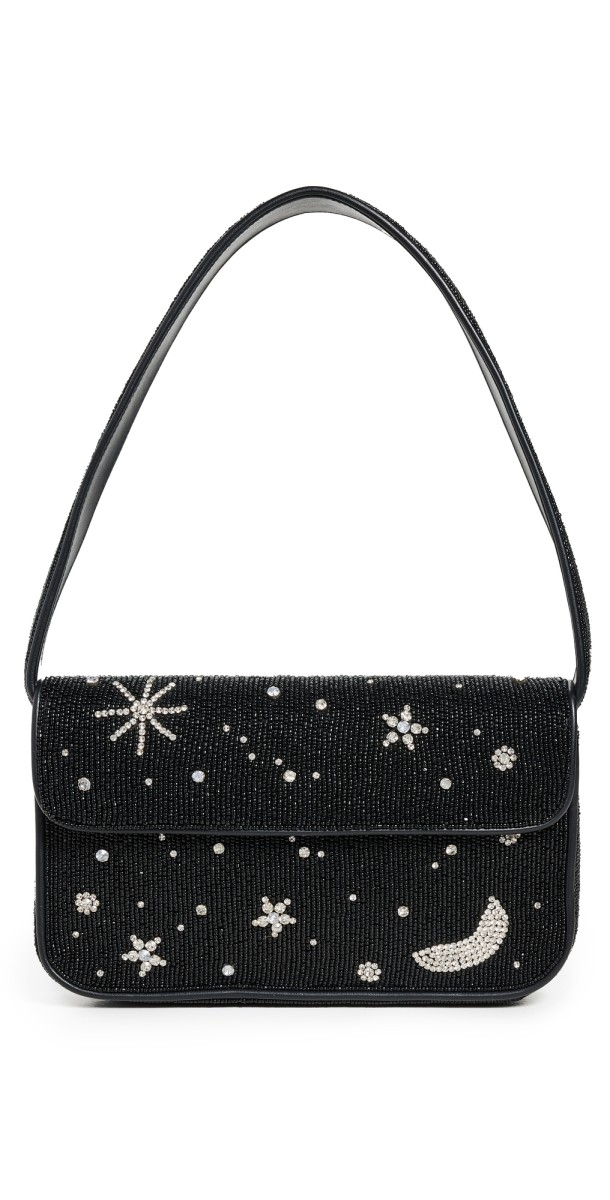 STAUD Tommy Beaded Bag Starry Night