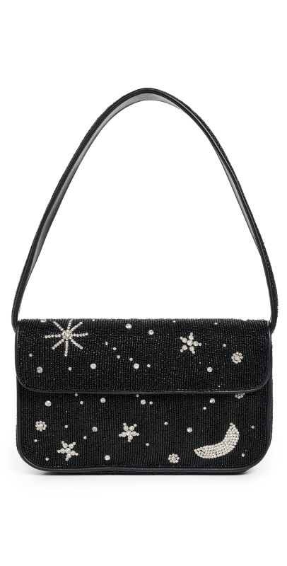 STAUD Tommy Beaded Bag Starry Night