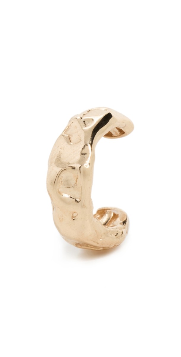 Fie Isolde 14k Alfa Ear Cuff Gold