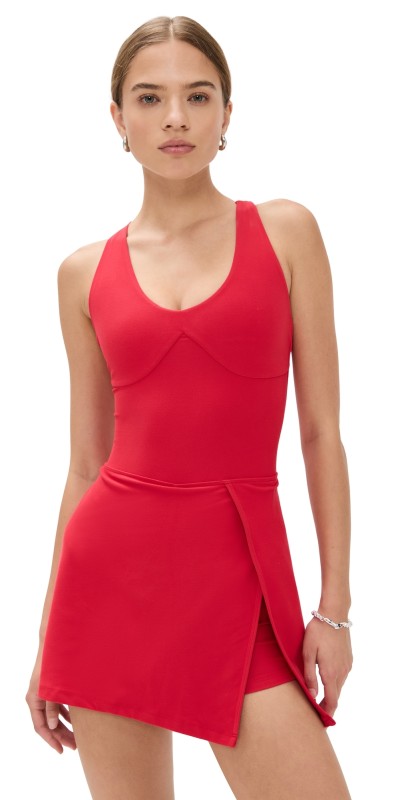 Year of Ours Doubles Dress Cherry