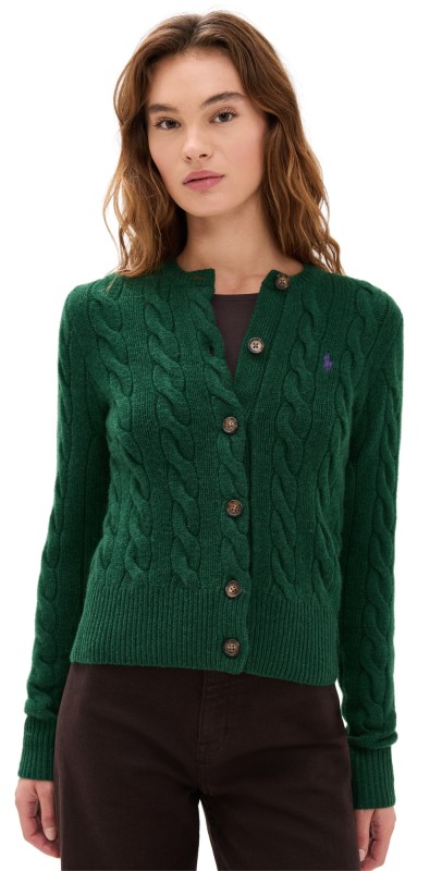 Polo Ralph Lauren Cable Cardigan Castleton Green