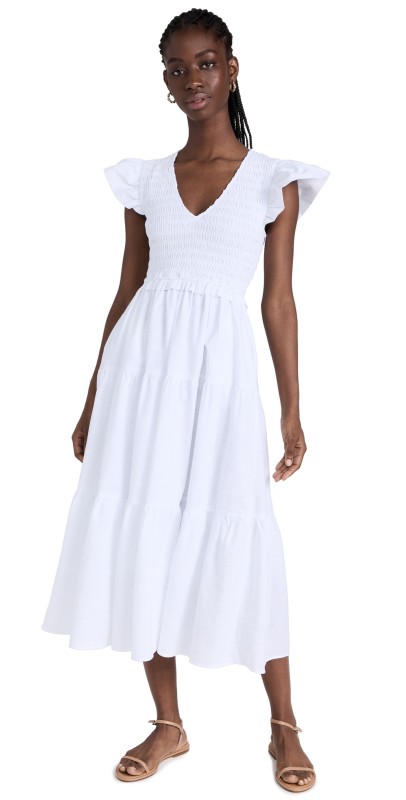 o. p.t Phoebe Dress White
