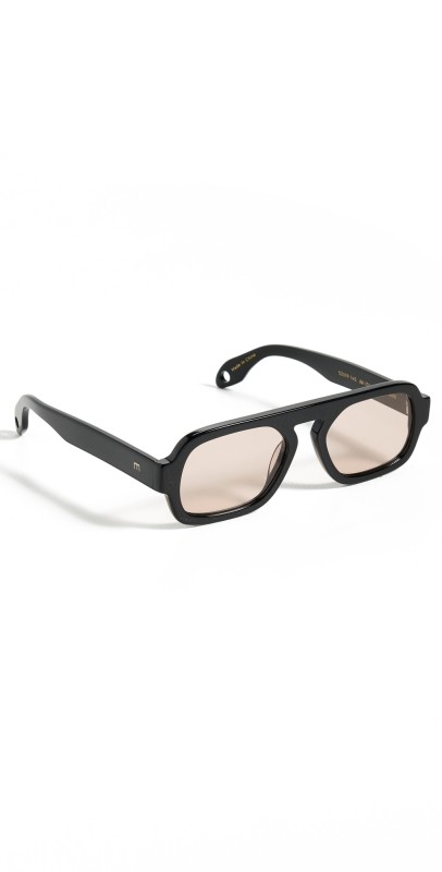 Elisa Johnson Jane Mini Sunglasses Gloss Black