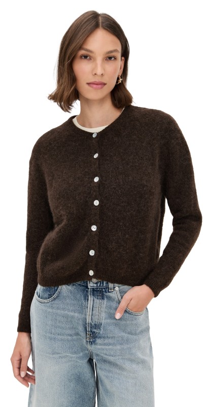 American Vintage Vitow Cardigan Café Chine